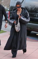 KIM KARDASHIAN Arrives at Her Son