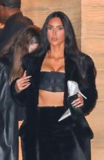 KIM KARDASHIAN Night Out in Malibu 01/31/2024