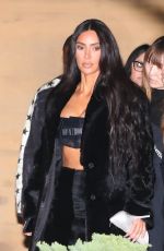 KIM KARDASHIAN Night Out in Malibu 01/31/2024