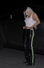 KIM KARDASHIAN Shows off New Hair Color in Beverly Hills 02/23/2024