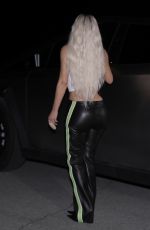 KIM KARDASHIAN Shows off New Hair Color in Beverly Hills 02/23/2024