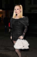 KIM PETRAS Arrives at Hugo Boss LFW Party at The Twenty Two Mayfair in London 02/17/2024