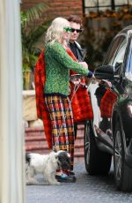 KIMBERLY STEWART Leaves Chateau Marmont in West Hollywood 02/03/2024