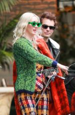 KIMBERLY STEWART Leaves Chateau Marmont in West Hollywood 02/03/2024