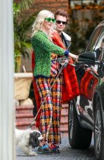 KIMBERLY STEWART Leaves Chateau Marmont in West Hollywood 02/03/2024