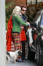 KIMBERLY STEWART Leaves Chateau Marmont in West Hollywood 02/03/2024