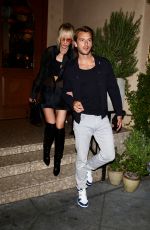 KIMBERLY STEWART Leaves Fleur Room in West Hollywood 02/26/2024