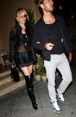 KIMBERLY STEWART Leaves Fleur Room in West Hollywood 02/26/2024