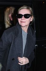 KIRSTEN DUNST Arrives at Gucci Show at Milan Fashion Week 02/22/2024