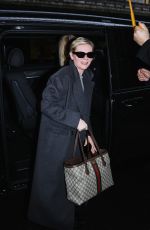 KIRSTEN DUNST Arrives at Gucci Show at Milan Fashion Week 02/22/2024