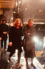 KIRSTEN DUNST Out for Dinner in Milan 02/22/2024