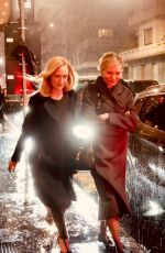 KIRSTEN DUNST Out for Dinner in Milan 02/22/2024