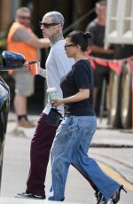 KOURTNEY KARDASHIAN and Travis Barker Out Brisbane 02/20/2024