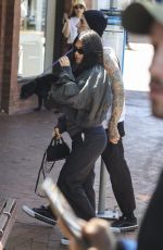 KOURTNEY KARDASHIAN and Travis Barker Out for Lunch in Mosman After a Visit to Sydney