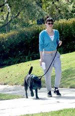 KRISTEN STEWART Out with Her Dog Cole in Los Angeles 02/13/2024