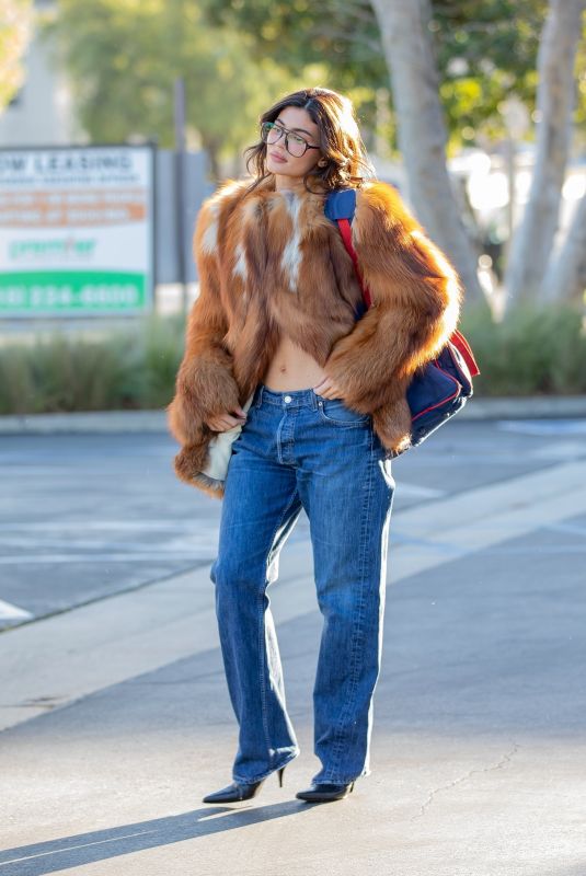 KYLIE JENNER Out and About in Calabasas 02/14/2024