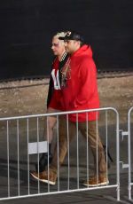 LADY GAGA Leaves Super Bowl LVIII in Las Vegas 02/11/2024