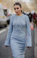LAMA ALAKEEL Arrives at Elie Saab Spring/Summer 2024 Haute Couture Show in Paris 01/24/2024