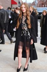LARSEN THOMPSON Arrives at Jason Wu Show at New York Fashion Week 02/11/2024