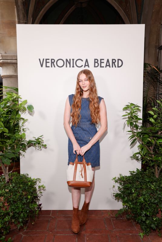 LARSEN THOMPSON at Veronica Beard Celebrates Launch of First Handbag Collection at Chateau Marmont in Los Angeles 02/06/2024
