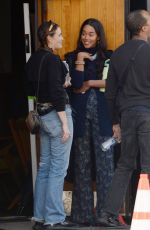 LAURA HARRIER on the Set of Michael Jackson Biopic in Los Angeles 02/23/2024