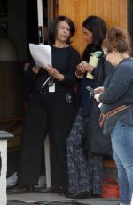 LAURA HARRIER on the Set of Michael Jackson Biopic in Los Angeles 02/23/2024