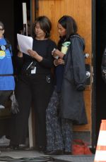 LAURA HARRIER on the Set of Michael Jackson Biopic in Los Angeles 02/23/2024