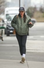 LEA MICHELE Out and About in New York 02/27/2024