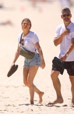 LEANN RIMES and Eddie Cibrian Out at Bondi Beach 02/22/2024