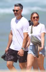 LEANN RIMES and Eddie Cibrian Out at Bondi Beach 02/22/2024