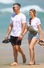 LEANN RIMES and Eddie Cibrian Out at Bondi Beach 02/22/2024