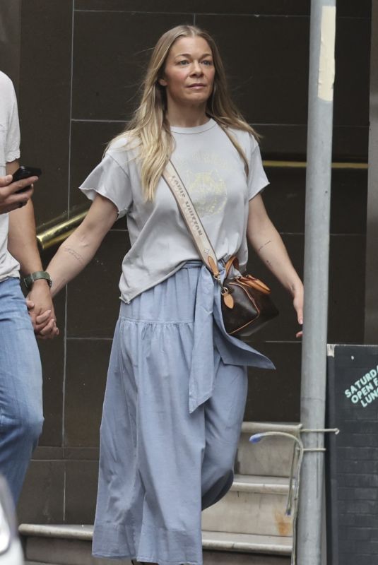 LEANN RIMES Out in Sydney’s Surry Hills for Dinner 02/16/2024