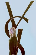 LILA GRACE MOSS at Saint Laurent Womenswear Fall/Winter 2024-2025 Show at Paris Fashion Week 02/27/2024