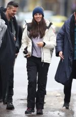 LILLY KRUG and LAVINIA POSTOLACHE on the Set of April X in Bucharest 02/07/2024