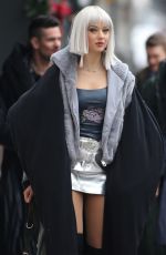LILLY KRUG and LAVINIA POSTOLACHE on the Set of April X in Bucharest 02/07/2024