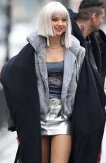 LILLY KRUG and LAVINIA POSTOLACHE on the Set of April X in Bucharest 02/07/2024