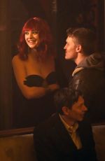 LILLY KRUG on theSet of April X in Bucharest 02/13/2024