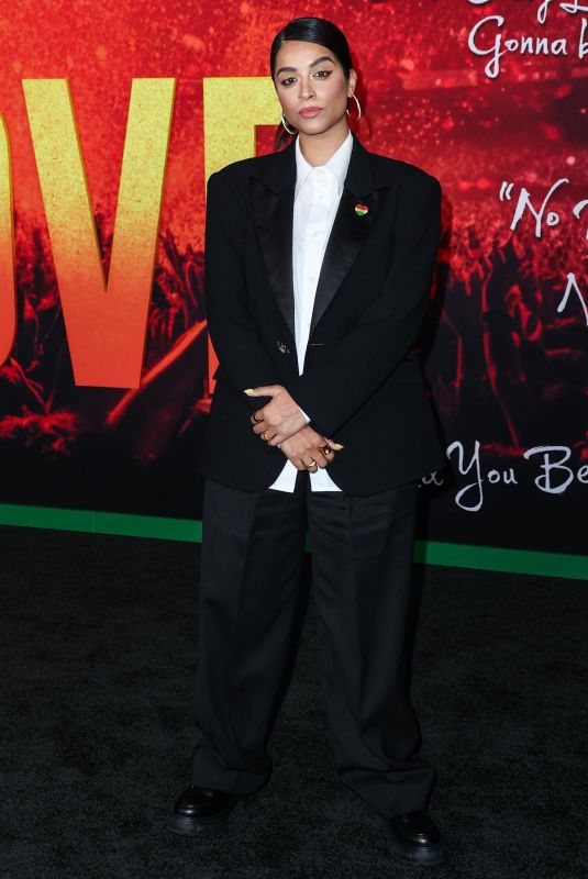 LILLY SINGH at Bob Marley: One Love Premiere in Los Angeles 02/06/2024