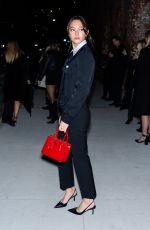 LILY CHEE Arrives at Prada Makeup and Skincare Launch Party at Skylight in New York 02/09/2024