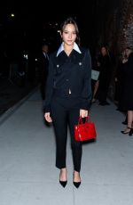 LILY CHEE Arrives at Prada Makeup and Skincare Launch Party at Skylight in New York 02/09/2024