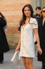 LILY CHEE at Courreges Fashion Show at Paris Fashion Week 02/28/2024