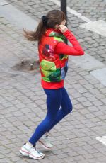 LILY COLLINS and CAMILLE RAZAT on the Set of Emily in Paris in Paris 02/15/2024