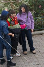 LILY COLLINS and CAMILLE RAZAT on the Set of Emily in Paris in Paris 02/15/2024
