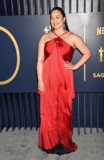 LILY GLADSTONE at 30th Annual Screen Actors Guild Awards in Los Angeles 02/24/2024