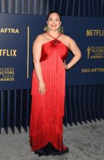 LILY GLADSTONE at 30th Annual Screen Actors Guild Awards in Los Angeles 02/24/2024