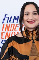 LILY GLADSTONE at Film Independent Spirit Awards in Santa Monica 02/25/2024