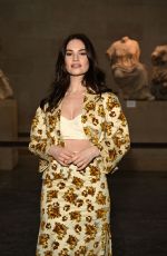 LILY JAMES at Erdem Fashion Show in London 02/17/2024