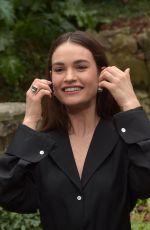 LILY JAMES at Finally Dawn Photocall in Rome 02/05/2024