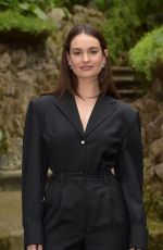 LILY JAMES at Finally Dawn Photocall in Rome 02/05/2024