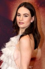 LILY JAMES at Finally Dawn Premiere in Rome 02/05/2024